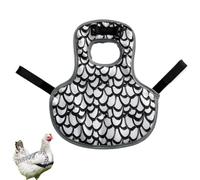 Hen Saddle Cover Poultry Raising Protector Costume | Adjustable Hen Protection Apron Waterproof Outfits for Farm Coop Poultry Habitat Roosting Area