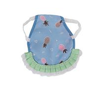 Hen Saddle Cute Protective Colorful Pet Chicken Apron with Elastic Straps for Poultry (Blue Pineapple)