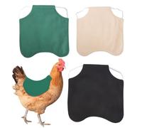 Hen Saddle For Chickens - 22x24cm Polyester, 3-Pack Protective Chicken Aprons, Back | Great Small Medium Large Poultry Breeds Farm Pets Outdoor Indoor Safety Comfort Support Care