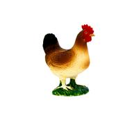 Hen Standing Toy Realistic Farm Animal Figurine