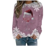 Henagehde Warm Christmas Jumper, Xmas Jumpers Soft Sweater Snowflake Reindeer Pullover Crew Neck Sweater Mens Knitted Jumper Christmas Sweaters Nordic Jumpers for Men Comfortable & Durable Jumper