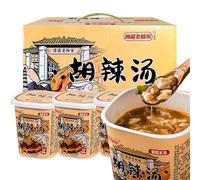Henan HuLa Soup 65g/barrel, Chinese Specialties, Instant Hot and Sour Ramen Noodle Soup, Chinese Snacks, Spicy Pepper vegetable noodle paste, convenient and fast breakfast (1 barrels)