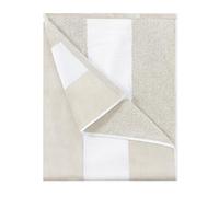 HENBAY Fluffy Oversized Beach Towel - Plush Thick Large 70 x 35 Inch Cotton Pool Towel, Chiffon Striped Quick Dry Swimming Cabana Towel