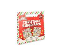 HENBRANDT 1 x Christmas Bingo Game Set - 6 Player Family Party Game Festive Holiday Entertainment Xmas Activity for Adults Children Fun Seasonal Celebration