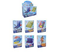 HENBRANDT 1 x Classic Travel Game - 6 Assorted Games Available - Portable Compact Games for Kids Adults Family Fun Party Entertainment Holidays