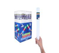 HENBRANDT 1 x Large Foam Glow Sticks with Multicolour LED Lights 47 cm Party Batons Light Up Foam Glowsticks Party Supplies for Festivals and Raves Party Bag Fillers for Adults