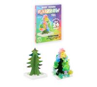 Henbrandt 1 x Multicolour Magic Growing Crystal Tree Science Experiment Kit - Educational STEM Toy for Kids, Rainbow Colour Crystals, Easy Assembly, 10cm Height