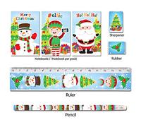 Henbrandt Children's Christmas Stationery Set 5 Piece Xmas Stocking Filler Party Favour