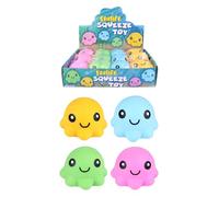 Henbrandt 1 x Squeezy Octopus Toy Stretchy Sealife Stress Ball Sensory Stress Relief Toy for Kids and Adults Stretchy Squishy Sensory Fidget Ball for Autism, ADHD, Anxiety, Anti-Stress Squeeze Toy