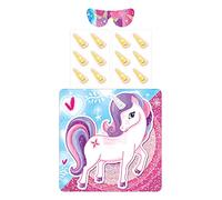 HENBRANDT 1 x Unicorn Party Game Stick the Horn on the Unicorn for Girls and Boys Unisex Toys Party Favour Filler