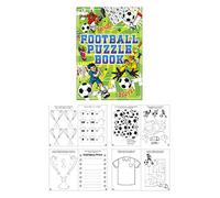 HENBRANDT 10 Mini Football Puzzle Activity Books A6 - Girl or Boys Party Bag Fillers