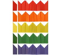 Henbrandt 100 x Cracker Hats Paper Crowns DIY Christmas Crackers Family Arts and Crafts Make Your Own Novelty Xmas Crackers Stocking Fillers Party Favours for Xmas Birthdays Weddings Anniversaries
