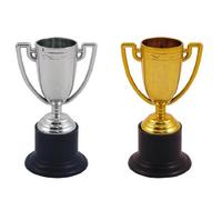 Henbrandt 10cms Mini Trophy Assorted Colour - Pack of 8