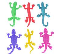Henbrandt 12 STRETCHY LIZARDS GREAT PARTY BAG TOYS (LIZARDS ONE COLOUR)