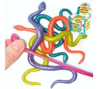 HENBRANDT 12 Stretchy Snakes - Assorted Colours (Pack of 2)