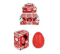 HENBRANDT 12 x Christmas Hatch and Grow Santa Claus Snowman Toy Hatching Egg Kids Stocking Filler Xmas Growing Egg Christmas Eve Box Party Favours Loot Bag Fillers Lucky Dip for Boys and Girls