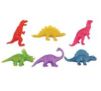 Henbrandt 12 x Dinosaurs Stretchy Stretchies Party Bag Fillers Favours Toys - Assorted Colours