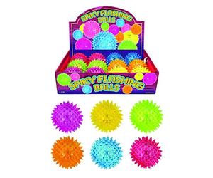 Henbrandt 12 X Flashing Spikey Ball