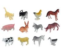 Henbrandt 12 x Mini Farm Animal figures