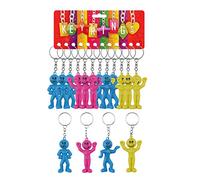 HENBRANDT 12 x Smiley Man Keyring / Keychain
