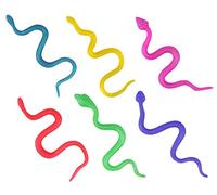 Henbrandt 12 x STRETCHY SNAKES Party Bag Stocking Filler Wild Jungle Animal Goody Loot Toy