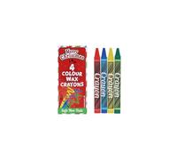 HENBRANDT 120 x Mini Christmas Kids Crayons 4pc Children’s Stocking Fillers Loot Bag Xmas Party Favours Christmas Eve Box Arts and Crafts Colouring Crayons for Boys and Girls