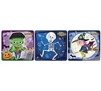 Henbrandt 12x Children’s Mini Halloween Jigsaw Puzzles 25-Piece Mini Jigsaws for Kids Toys Trick or Treat Loot Bag Fillers Lucky Dip Classroom Rewards Halloween Party Bag Favours for Boys and Girls