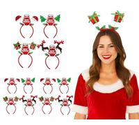 HENBRANDT 12x Christmas Sequin Head Boppers in 4 Fun Festive Designs