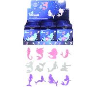 Henbrandt 12x Glow In Dark Wall Stickers Pink Purple White Mermaids Girls Childrens Kids Bedroom Ceiling Art
