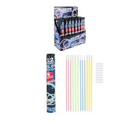 HENBRANDT 144 Pieces Light Up Neon Glow Sticks and Connectors 21cm Glowstick Bracelets Glow in the Dark Party Supplies for Halloween Christmas NYE Parties and Festivals for Kids and Adults
