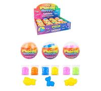 Henbrandt 1x Bouncing Putty Capsules & Animal Moulds - 3 Assorted Designs