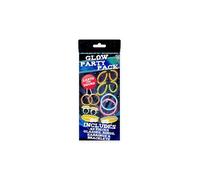 HENBRANDT 1x Glow Stick Party Pack 42 Pieces - Premium Multicolour Neon Light Accessories for Kids Teens Adults Parties Festivals Raves Birthdays Nighttime Events