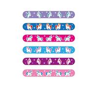 HENBRANDT 1x Unicorn Snap Bracelet for Kids Party Bag Fillers Slap Bracelet Snap Band Girls Bracelets Wristbands