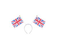 HENBRANDT 1x Union Jack Flag Head Bopper Headband Deely Bopper Flag Fancy Dress Hair Accessory for Adults and Children