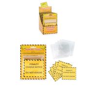 Henbrandt 2 Packs - Fake Parking Tickets 6pcs per Pack Joke Penalty Charge Notices Novelty Gag Gifts Pranks for Adults Party Favour Loot Bag Filler Joke Gift