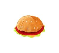 HENBRANDT 2 x Adult Novelty Burger Hat Funny Hat Joke Gift Stag Night Hen Do Birthday Party Headwear One Size American Hamburger Fancy Dress Costume Accessory Novelty Hats for Men and Women