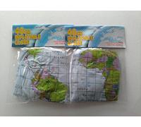 Henbrandt 2 x Childrens Kids 40cm Inflatable Globe Educational Summer Beach Fun See The World