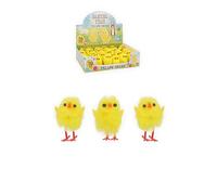 HENBRANDT 2 x Easter Yellow Chicks 30 Piece Sets - Cute Fluffy Chick Decorations for Easter Egg Hunt Party Favours Children Kids Spring Celebrations