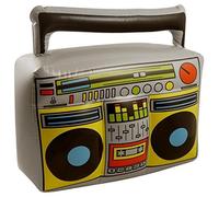 HENBRANDT 2 X Inflatable Blow Up Boom Box Music Player Ghetto Blaster Novelty Fancy Dress Prop