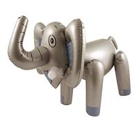 Henbrandt 2 x Inflatable Elephant 65cm Blow Up Jungle Savanna Animal Party Decorations Kids Decorations Inflatable Toys Pool Party Photo Booth Props Fancy Dress Accessory