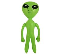 Henbrandt 2 x Inflatable Green Alien Sci-Fi 64CM