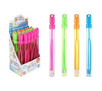 Henbrandt 2 x Large Bubble Swords - 110ml - 32cm - 4 Assorted Colours - Bubble Blower Party Favours Loot Bag Fillers - Kids Summer Toys for Girls and Boys