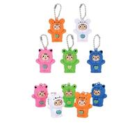 HENBRANDT 20 x Animal Face Changing Keychain with Bead Ball Chain Cute Animal Keyring Kids Party Favours Prizes Loot Bag Fillers Classroom Rewards Lucky Dip Prizes Party for Boys and Girls
