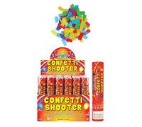 HENBRANDT 20cm Confetti Shooter Party Time. Pack of 6 Shooters