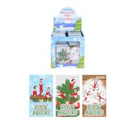 Henbrandt 20x Elfin Around Mini Christmas Notebooks for Kids Children’s Stationery Naughty Elves Classroom Xmas Stocking Loot Bag Filler Party Favour Advent Calendar Gift