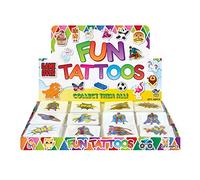 HENBRANDT 24 Pack of Superhero Temporary Tattoos for children Kids by Henbrandt- Party Goody Bag Fillers