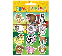 Henbrandt 24 Sheets of 12 FARM STICKERS