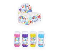 Henbrandt 24 x Children’s Bubble Tubs with Wands 50ml Bubble Magic Party Bubbles Kids Toys Summer Fun Outdoor Game Party Favour Loot Bag Fillers Summer Games for Girls and Boys