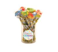 Henbrandt 24 x Dinosaur Pencils With Novelty Erasers Toppers - Wholesale Bulk Buy