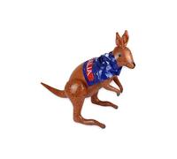 Henbrandt 24 x Inflatable Kangaroo with Australian Flag 70cm Blow Up Kangaroo Inflatable Toys Party Decorations Pool Party Photo Booth Props Football World Cup Fancy Dress Accessory